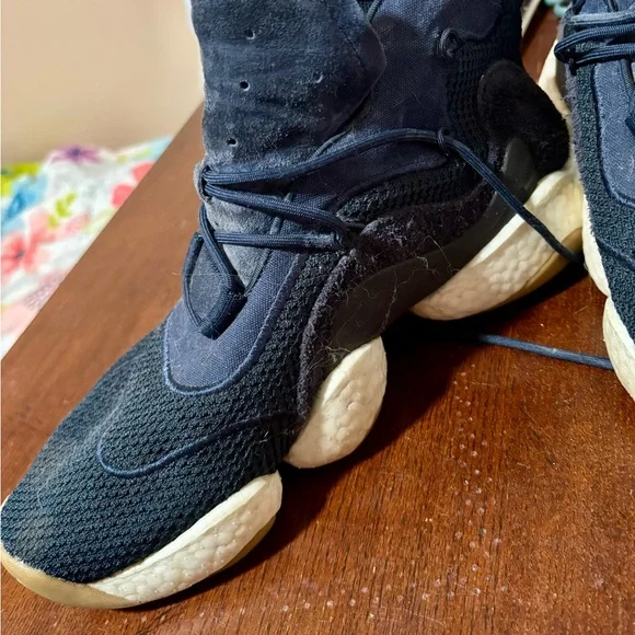 Adidas high top Crazy BYW dark blue size 10.5 display picture 1